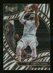 LeBron James [Zebra Prizm] #223 Basketball Cards 2020 Panini Select Prices