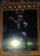 Drew Brees [Gold Refractor] Football Cards 2008 Topps Chrome Prices