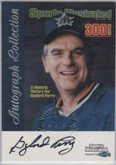 Gaylord Perry Baseball Cards 1999 Sports Illustrated Greats of the Game Autographs Prices