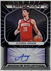 Alperen Sengun #RES-APS Basketball Cards 2021 Panini Obsidian Rookie Eruption Signatures Prices