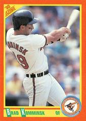 Brad Komminsk #53T Baseball Cards 1990 Score Traded Prices