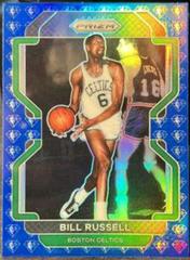 Bill Russell [Blue Prizm] Basketball Cards 2021 Panini Prizm Prices