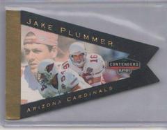 Jake Plummer [Gold Foil] #1 Football Cards 1998 Playoff Contenders Pennants Prices