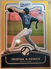 Triston McKenzie [Gold] #20 Baseball Cards 2021 Panini Chronicles Classics Prices