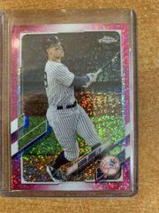 Aaron Judge [Magenta Speckle Refractor] #99 Baseball Cards 2021 Topps Chrome Prices