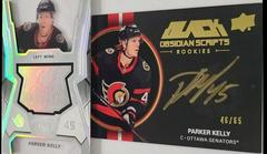 Parker Kelly Hockey Cards 2021 SPx UD Black Obsidian Rookie Scripts Prices