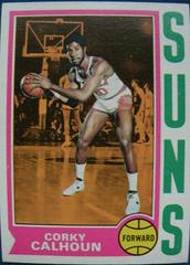 Corky Calhoun #107 Basketball Cards 1974 Topps Prices