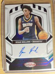 Ryan Rollins [Red] Basketball Cards 2022 Panini Chronicles Draft Picks Certified College Roll Call Autographs Prices