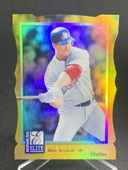Mark McGwire [Status] #13 Baseball Cards 1998 Donruss Elite Prices