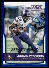 Adrian Peterson [Jumbo Artist's Proof] #180 Football Cards 2016 Panini Score Prices