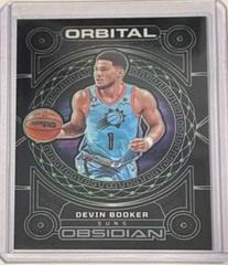 Devin Booker [Green] #13 Basketball Cards 2022 Panini Obsidian Orbital Prices