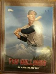 Ted Williams [Bright Red] #PK-10 Baseball Cards 2023 Topps X Bob Ross The Joy Of Peaks of Power Prices