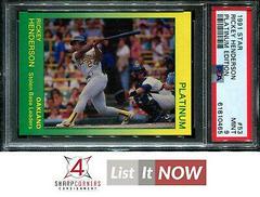 Rickey Henderson #53 Baseball Cards 1991 Star Platinum Edition Prices