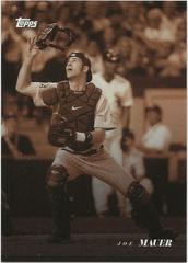Joe Mauer [Sepia Filter] #14 Baseball Cards 2022 Topps Black and White Prices