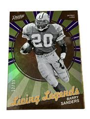 Barry Sanders [Green] #LL-4 Football Cards 2023 Panini Prestige Living Legends Prices