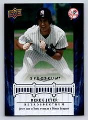 Derek Jeter #DJ3 Baseball Cards 2008 Upper Deck Spectrum Jeter Retrospectrum Prices