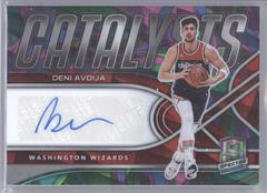 Deni Avdija [Marble] Basketball Cards 2021 Panini Spectra Catalysts Signatures Prices