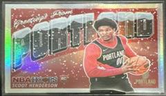 Scoot Henderson [Winter Holo] #3 Basketball Cards 2023 Panini Hoops Rookie Greetings Prices