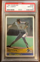 Bill Laskey #358 Baseball Cards 1984 Donruss Prices