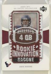 Dave Ragone #123 Football Cards 2003 Upper Deck Patch Collection Prices