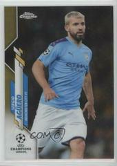 Sergio Aguero [Gold Bubbles Refractor] Soccer Cards 2019 Topps Chrome UEFA Champions League Prices