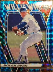 Nolan Ryan [Reactive Blue] Baseball Cards 2021 Panini Mosaic Will to Win Prices