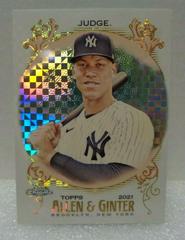 Aaron Judge [Xfractor] #126 Baseball Cards 2021 Topps Allen & Ginter Chrome Prices