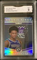 DE'Aaron Fox [Holo] Basketball Cards 2017 Panini Donruss Optic Rookie Kings Prices