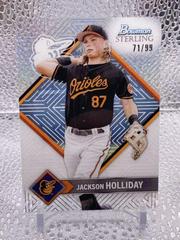 Jackson Holliday #ST-8 Baseball Cards 2023 Bowman Sterling Tek Prices
