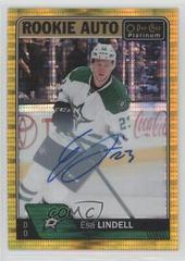 Esa Lindell [Seismic Gold] Hockey Cards 2016 O-Pee-Chee Platinum Rookie Autographs Prices