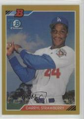 Darryl Strawberry [Gold] #92B-DS Baseball Cards 2017 Bowman 1992 Chrome Prices