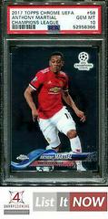 Anthony Martial #58 Soccer Cards 2017 Topps Chrome UEFA Champions League Prices