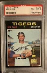 Les Cain #101 Baseball Cards 1971 Topps Prices