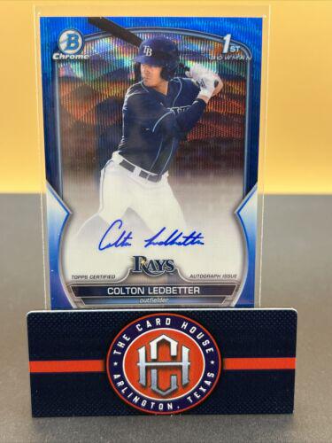 Colton Ledbetter [Blue] #BDC-34 Prices | 2023 Bowman Draft Chrome ...