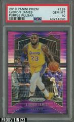 LeBron James [Purple Pulsar] Basketball Cards 2019 Panini Prizm Prices