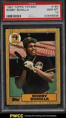 Bobby Bonilla #184 Baseball Cards 1987 Topps Tiffany Prices