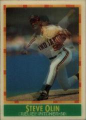Steve Olin #178 Baseball Cards 1990 Sportflics Prices