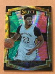 Anthony Davis [Green Prizm Die Cut] #101 Basketball Cards 2015 Panini Select Prices
