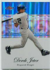 Derek Jeter [Blue Refractor] #RFMDJ Baseball Cards 2007 Finest Rookie Moments Prices