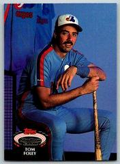 Tom Foley #19 Baseball Cards 1992 Stadium Club Prices