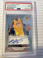 Kobe Bryant Basketball Cards 2012 Panini Prizm Autographs Prices