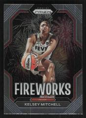 Kelsey Mitchell #1 Basketball Cards 2023 Panini Prizm WNBA Fireworks Prices