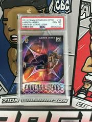 LeBron James [Pink] #14 Basketball Cards 2019 Panini Donruss Optic Fantasy Stars Prices