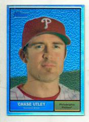 Chase Utley [Refractor] Baseball Cards 2010 Topps Heritage Chrome Prices