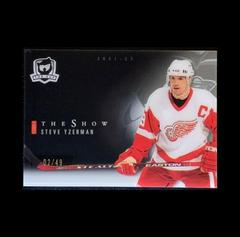 Steve Yzerman #SB-11 Hockey Cards 2021 Upper Deck The Cup Show Black Prices