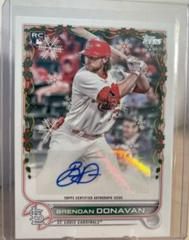 Brendan Donavan #WHA-BD Baseball Cards 2022 Topps Holiday Autographs Prices