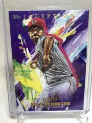 Max Scherzer [Purple] #5 Baseball Cards 2020 Topps Inception Prices