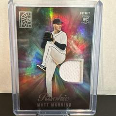 Matt Manning Baseball Cards 2022 Panini Capstone Rookie Materials Prices
