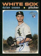 Dylan Cease Baseball Cards 2020 Topps Heritage Real One Autographs Prices