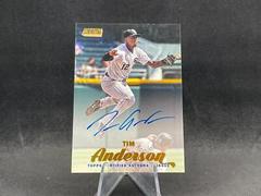 Tim Anderson [Gold Foil] #SCA-TAN Baseball Cards 2017 Stadium Club Autographs Prices